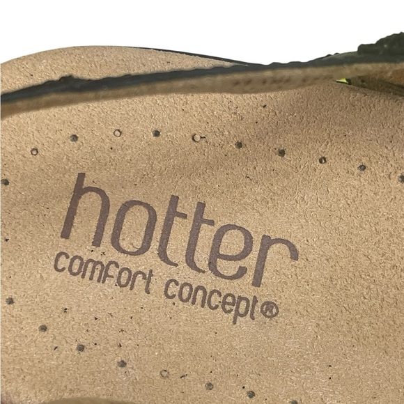 Hotter flare comfort concept black sandals size US 11 - Picture 13 of 16